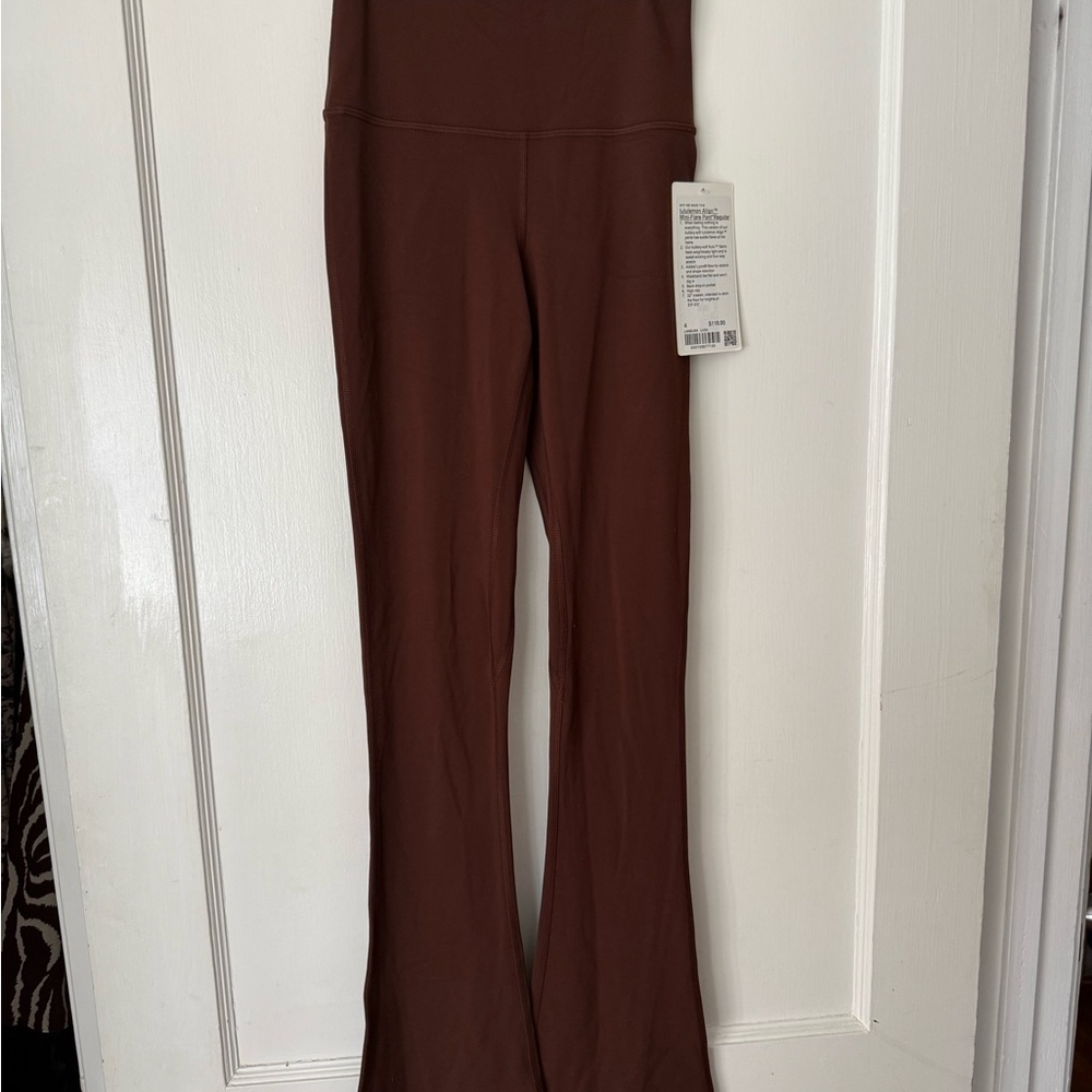 Mini flare Align regular lululemon lava cake leggings